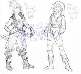 Zara Sora (OC) in film Red